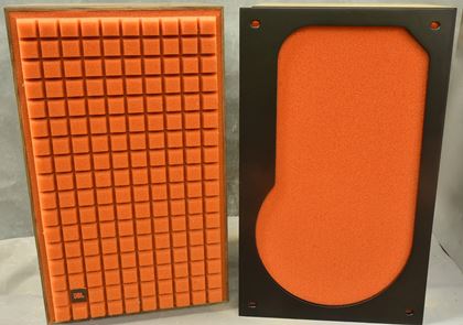 Jbl-L100 Classic monitors orange / blue